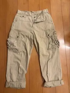 90s Polo Ralph Lauren カーゴパンツ ポロチノ　軍パン