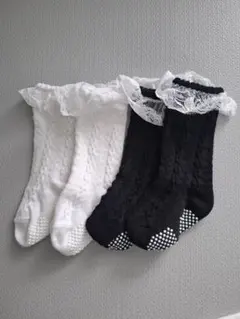 ベビー靴下 ハイソックス2足セット