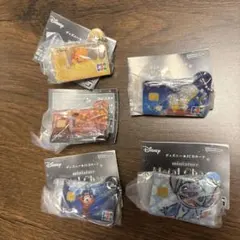 ひ*ー様 ディズニーJCBカード　ミニチュアメタルチャーム　5個