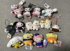 サンリオキャラクターズ　マスコット　ぬいぐるみ　キーホルダー　プライズ　セット