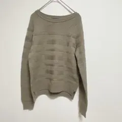 【極美品】UNTITLED アンタイトル（2）長袖 ニット セーター