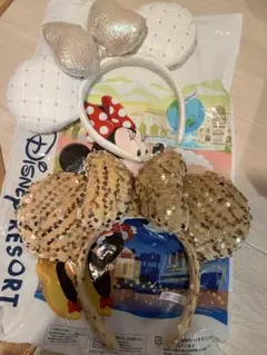 ディズニー　カチューシャ2個セット