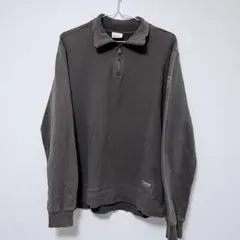champion ハーフジップスウェット　古着