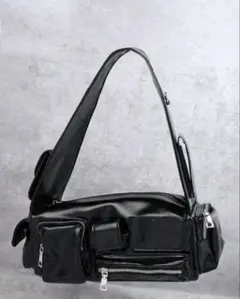 leather multi pocket shoulder bagのサムネイル