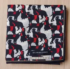 【Coco様専用】新品　BURBERRY LONDON　大判　ハンカチ　犬柄