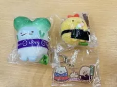 すみっコぐらし 埼玉限定 てのりぬいぐるみ 2種 とかげ えびふらいの