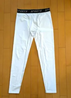 【新品タグ付】SILLICTOR スポーツタイツ メンズ 2XL 白 スパッツ