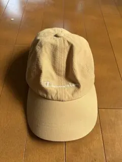 チャンピオン　キャップ　ベージュ　美品