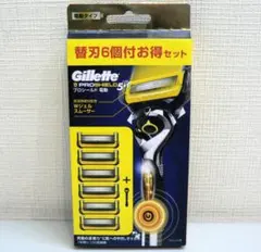 ジレット プロシールド 5+1 電動タイプ 本体＋替刃6個付きセット