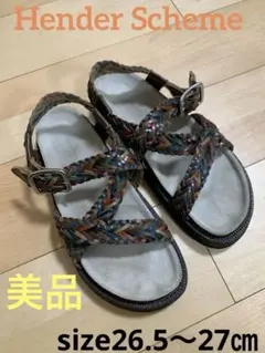 Hender Scheme(エンダー スキーマ) レザーサンダル　美品☆のサムネイル