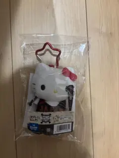 タイトーくじサンリオ＆侍ジャパン　D賞 カラビナ付きマスコット応援　キティ