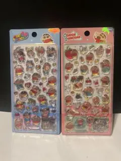 公式正規品　クレヨンしんちゃん　硬いシール2枚セット