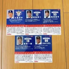 プロ野球チップスカード　中日ドラゴンズ　選手カード　まとめ売り