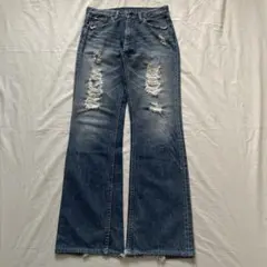 00s Levi's 507 low-rise flare jeans swag