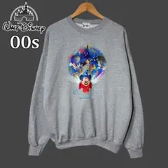 00s ディズニー 魔法使いミッキー スウェット XL 2XL相当 WDW