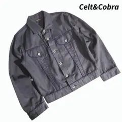 [CELT&COBRA] CJK-1 サイドジップ ブラックデニムジャケット M 2025年最新】Celt and Cobra メンズ Gジャン・デニムジャケット