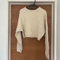 coca 白ニット　アイボリー　ニット