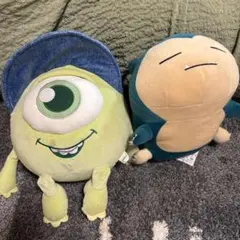 マイク・ワゾウスキとカビゴン ぬいぐるみセット