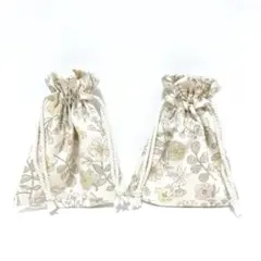 213.ハンドメイド　ミニ巾着袋