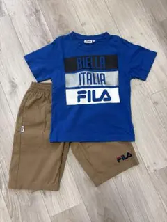 FILA 130 半袖Tシャツ　ハーフパンツ　男の子