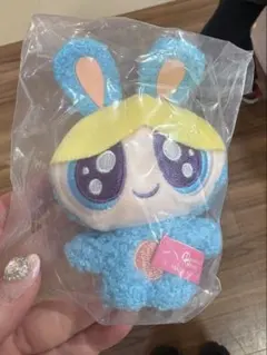 パワーパフガールズ　おめめキラキラぬいぐるみ バニー　バブルス