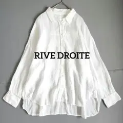 RIVE DROITE リヴドロワ リネン 麻 ワイドシャツ シアーゆったりのサムネイル