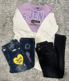 【特価】S.JENNI ワンピースとデニムパンツセット！