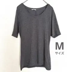 ユニクロ　レディース　ドライTシャツ　半袖 Tシャツ グレー Mサイズ