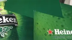 Heineken beer cardboard