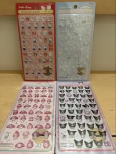 正規品　ボンボンドロップシール　mini キティ クロミ マイメロ シナモ