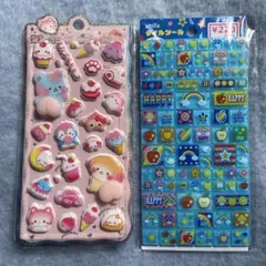 amifa タイルシール　3Dぷくぷくシール アニマル おしり　2点