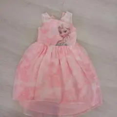 H&Mエルサ ノースリーブワンピース ピンク