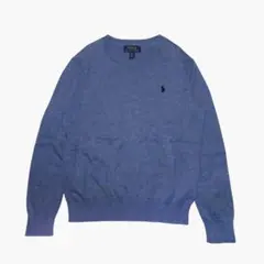 美品 Ralph Lauren✨ラルフローレン コットンニット ネイビーL