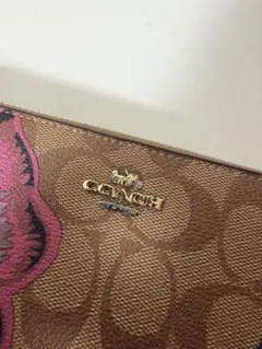 COACH フラワープリント 長財布