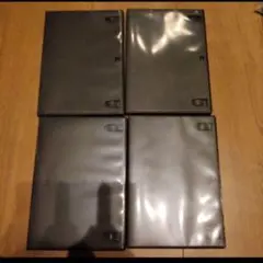 DVD　空　トールケース 4枚セット　シングル ブラック　黒　パッケージ　ケース