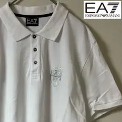 新品未使用】ジョルジオアルマーニ ブラック ポロシャツ XL(LL) 白