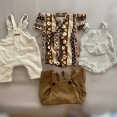 ベビー服 4点セット (サイズ70) | 甚平・スタイ