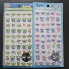 【正規品】スティッチ エイリアン ミニ ボンボンドロップシール