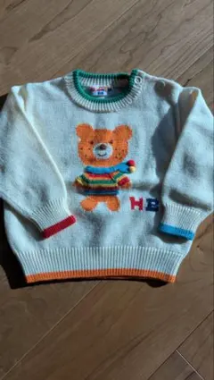 MIKIHOUSE　HOTBISCUITS　ベビーニットセーター