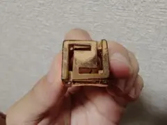 K18 18金 ネクタイピン 算盤（そろばん）モチーフ レア デザイン