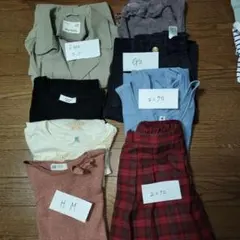 秋冬物8点まとめ売り　130 cm　女の子 用