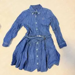Ralph Lauren デニムシャツワンピース 6(120)