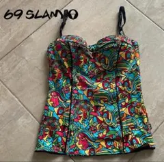 【新品】69SLAM☆CUBISM MOCK BRATOPパット入 キャミソールのサムネイル