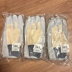 【アトム】作業用手袋　床革甲メリヤス 作業用手袋（2031）フリー3双セット