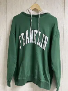 Decomp FRANKLINロゴ パーカー Mサイズ グリーン