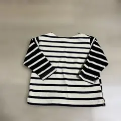 《petit main》 ストライプ 長袖Tシャツ80cm