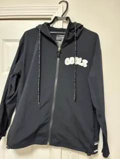 クーラ　COOLA フード付きナイロンジャケット ネイビー