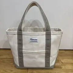 ORCIVAL キャンバストートバッグ ホワイト グレー