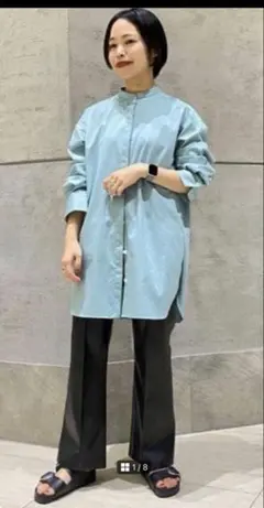 UNITED ARROWS バンドカラー ポケット5Sシャツ ブラウス - メルカリ