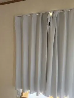 アイスグレー遮光カーテン約100cm x 110cm